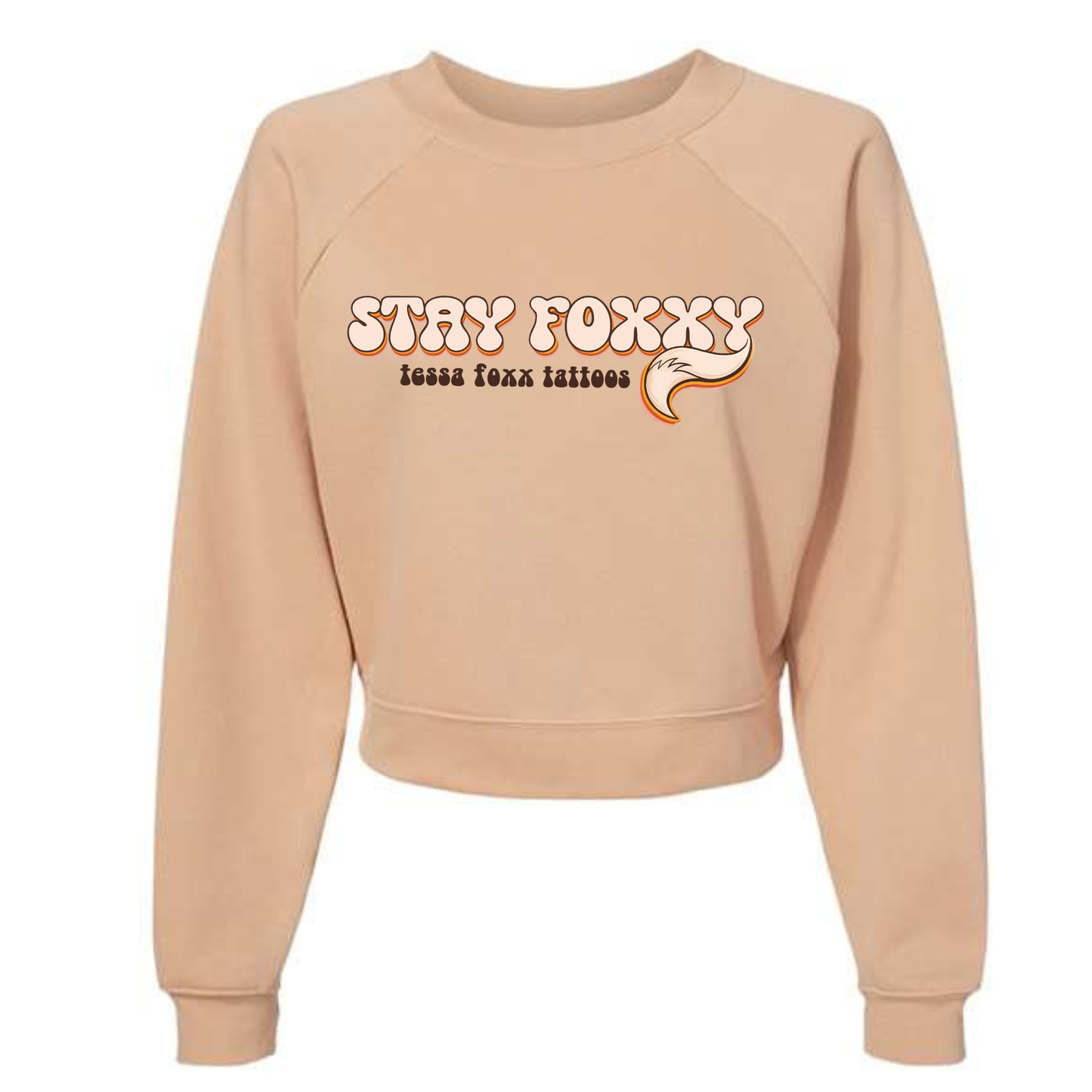 Stay Foxxy Cropped Sweatshirt