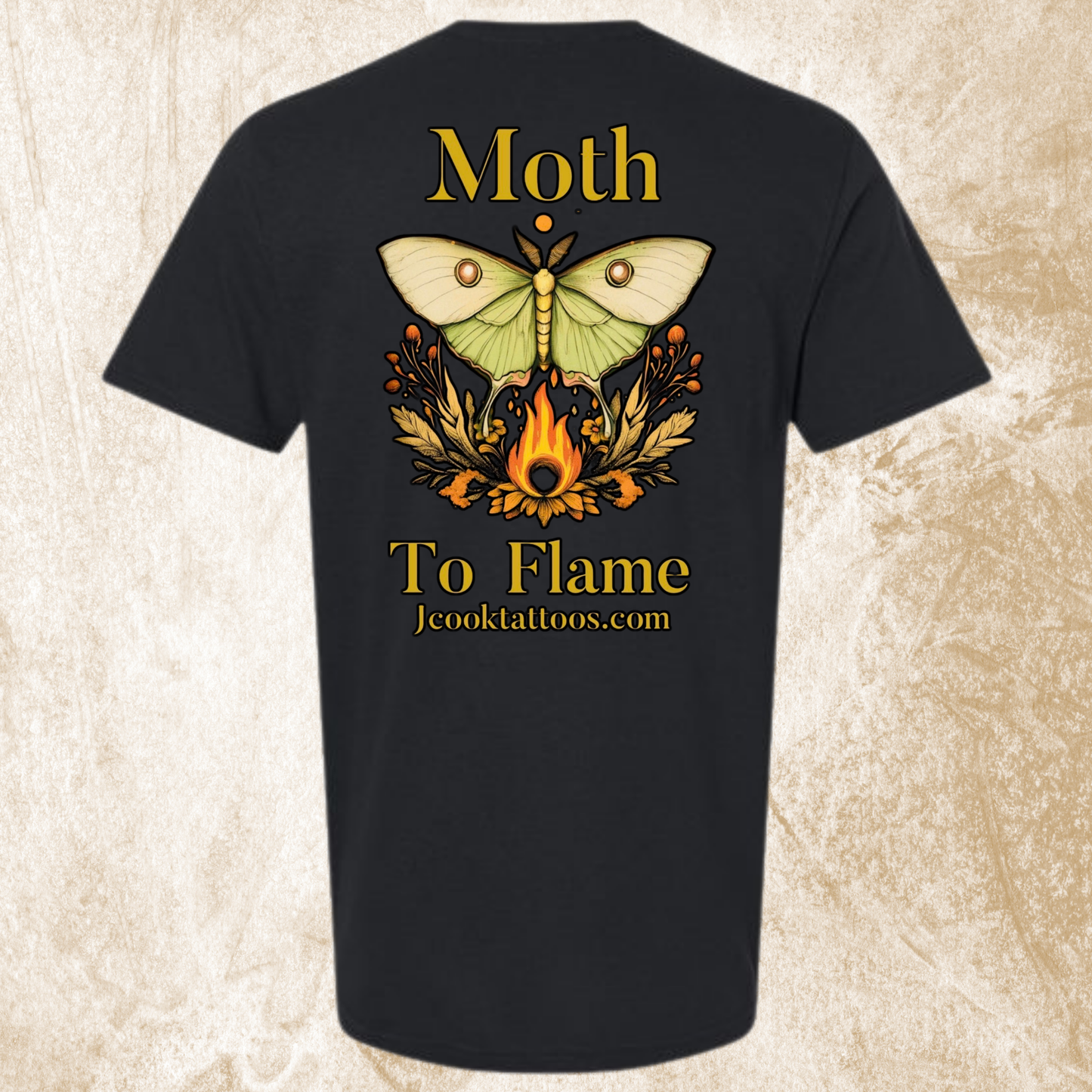 Moth To Flame Moth Logo Tee