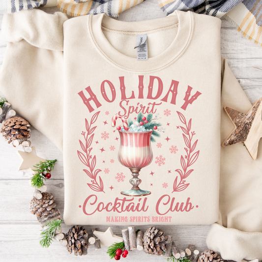 Holiday Cocktail Club Sweatshirt