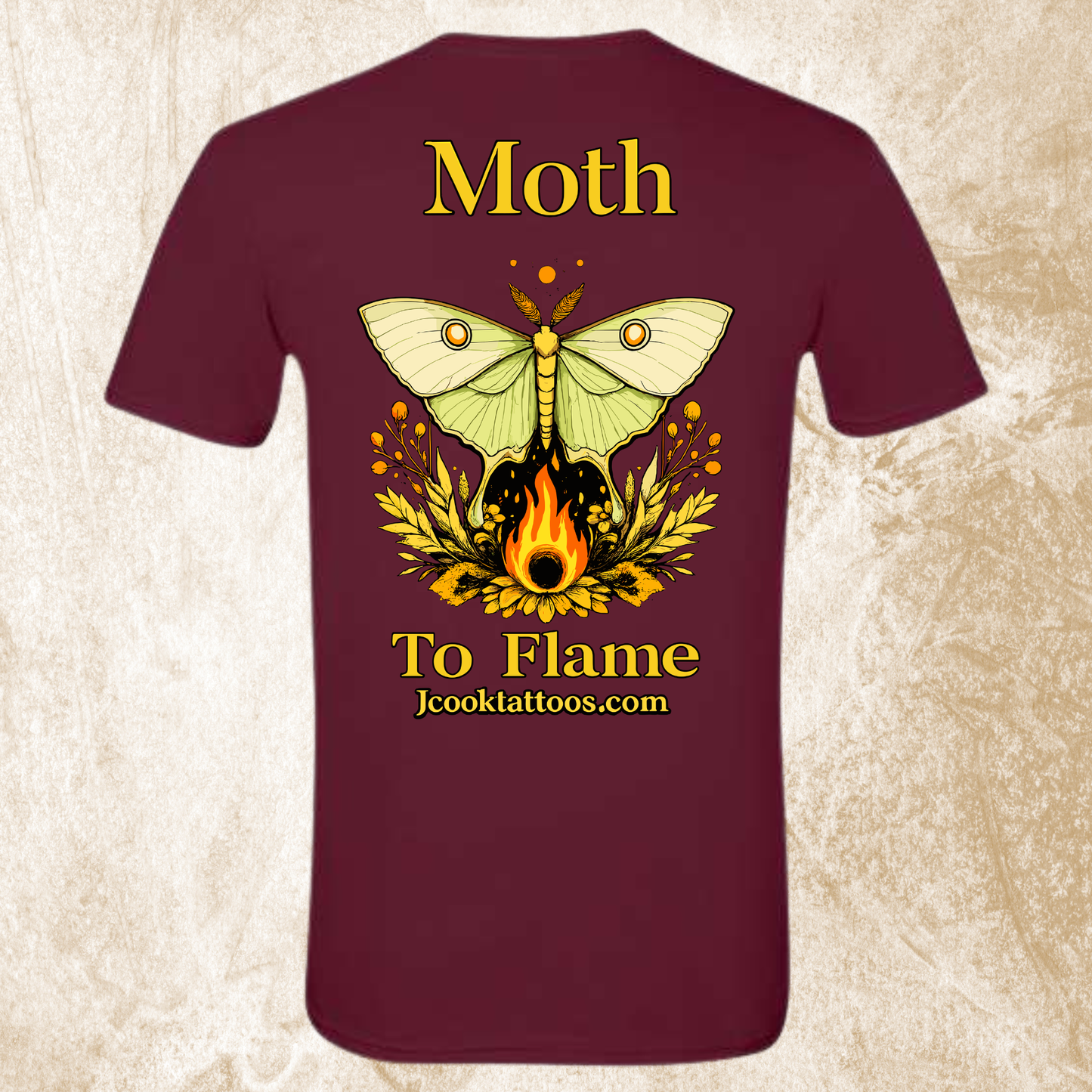 Moth To Flame Moth Logo Tee
