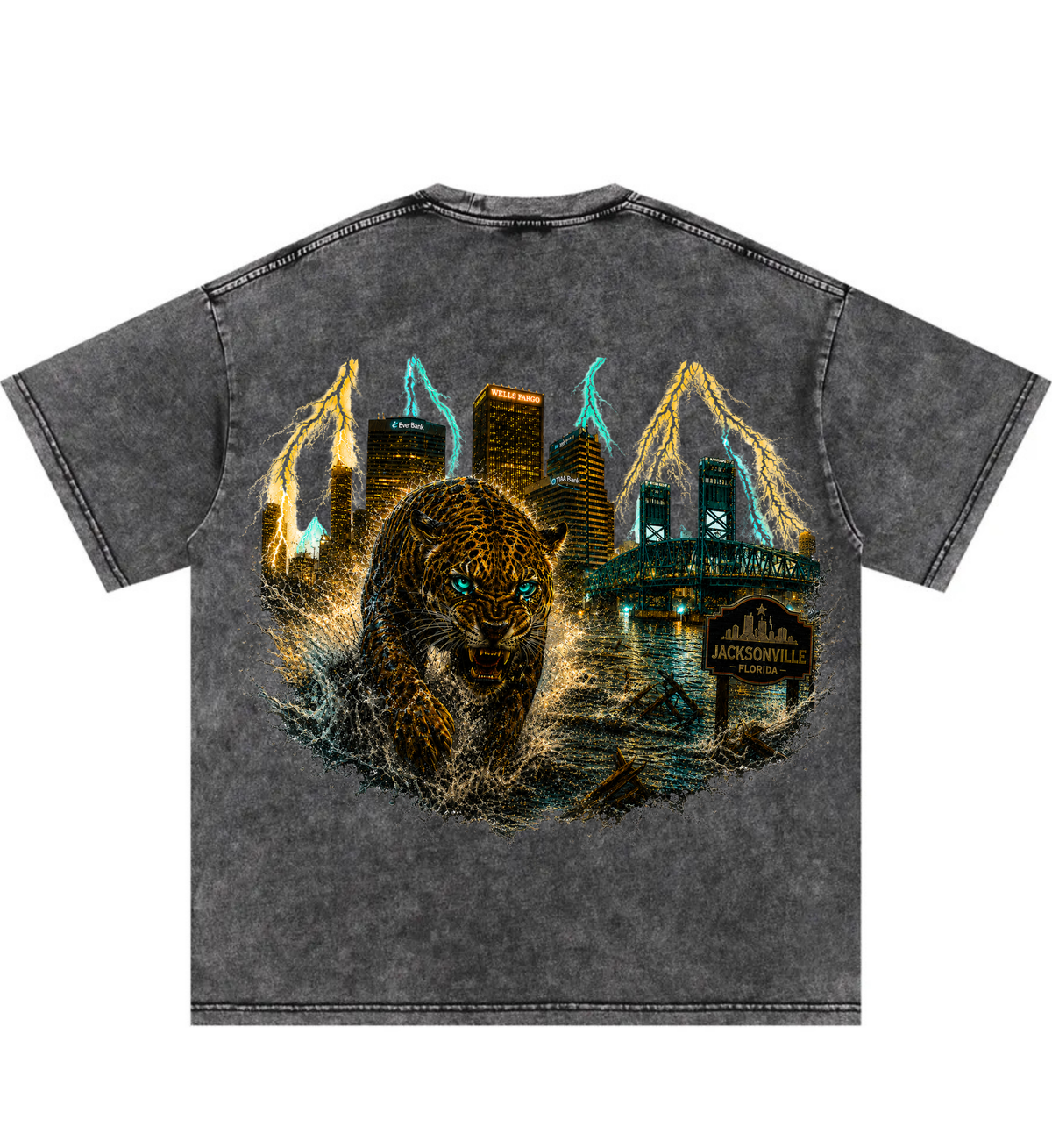 Snow Washed Jaguar Tee