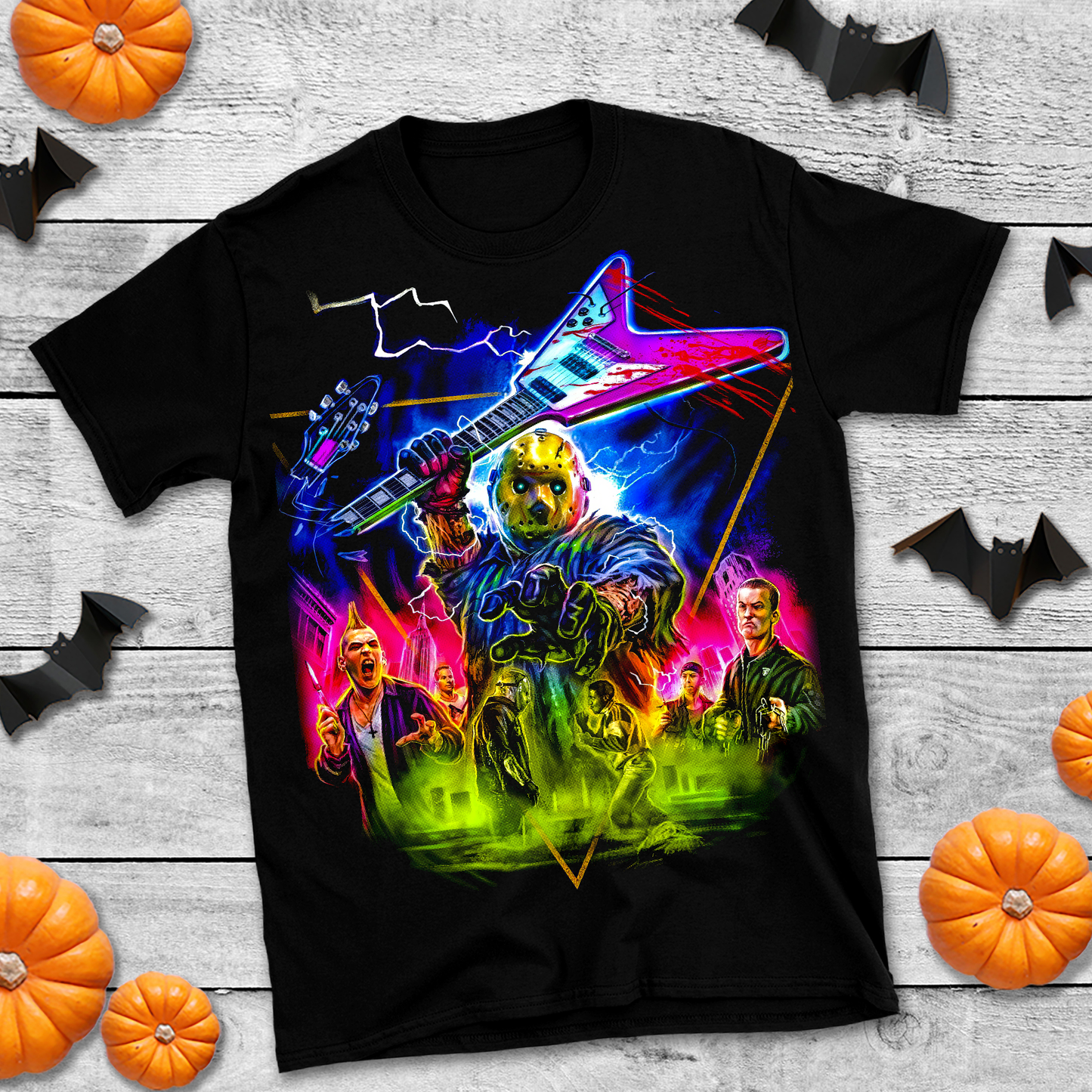 Jason Voorhees Neon Tee
