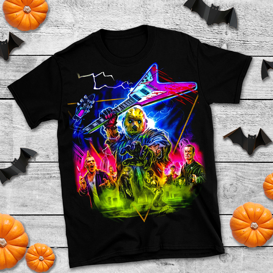 Jason Voorhees Neon Tee