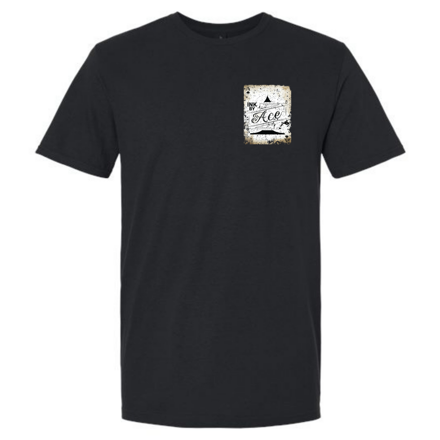 Ink By Ace Playing Card Graphic Tee Black