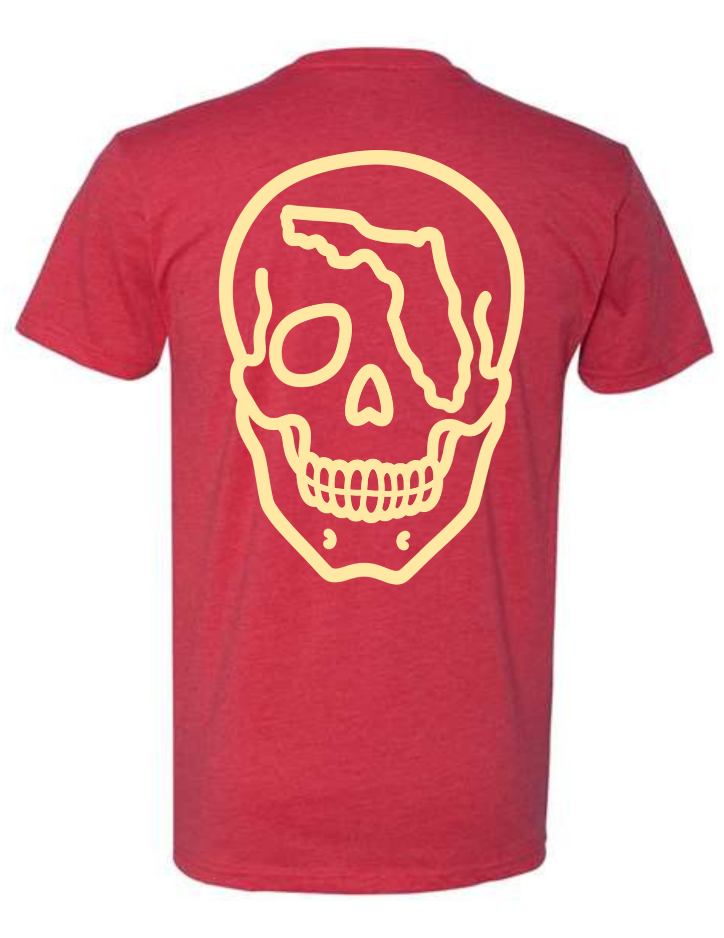 Florida Skull Outlined T-Shirt