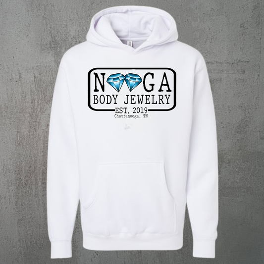 Nooga Body Jewelry Diamond Logo Hoodie