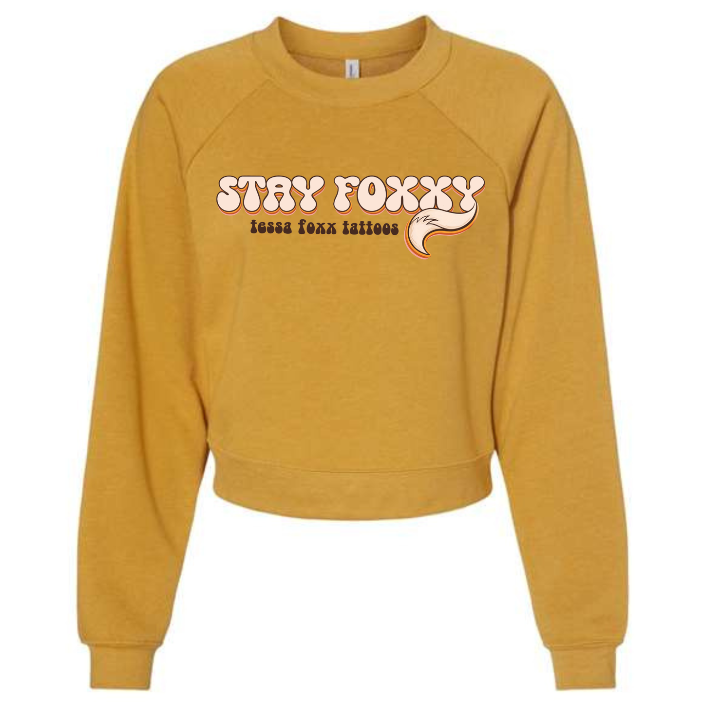 Stay Foxxy Cropped Sweatshirt