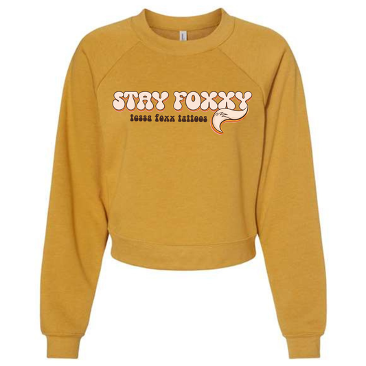 Stay Foxxy Cropped Sweatshirt