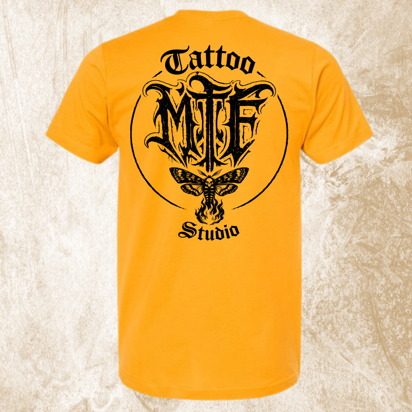 Moth To Flame Circle MTF Logo Tee