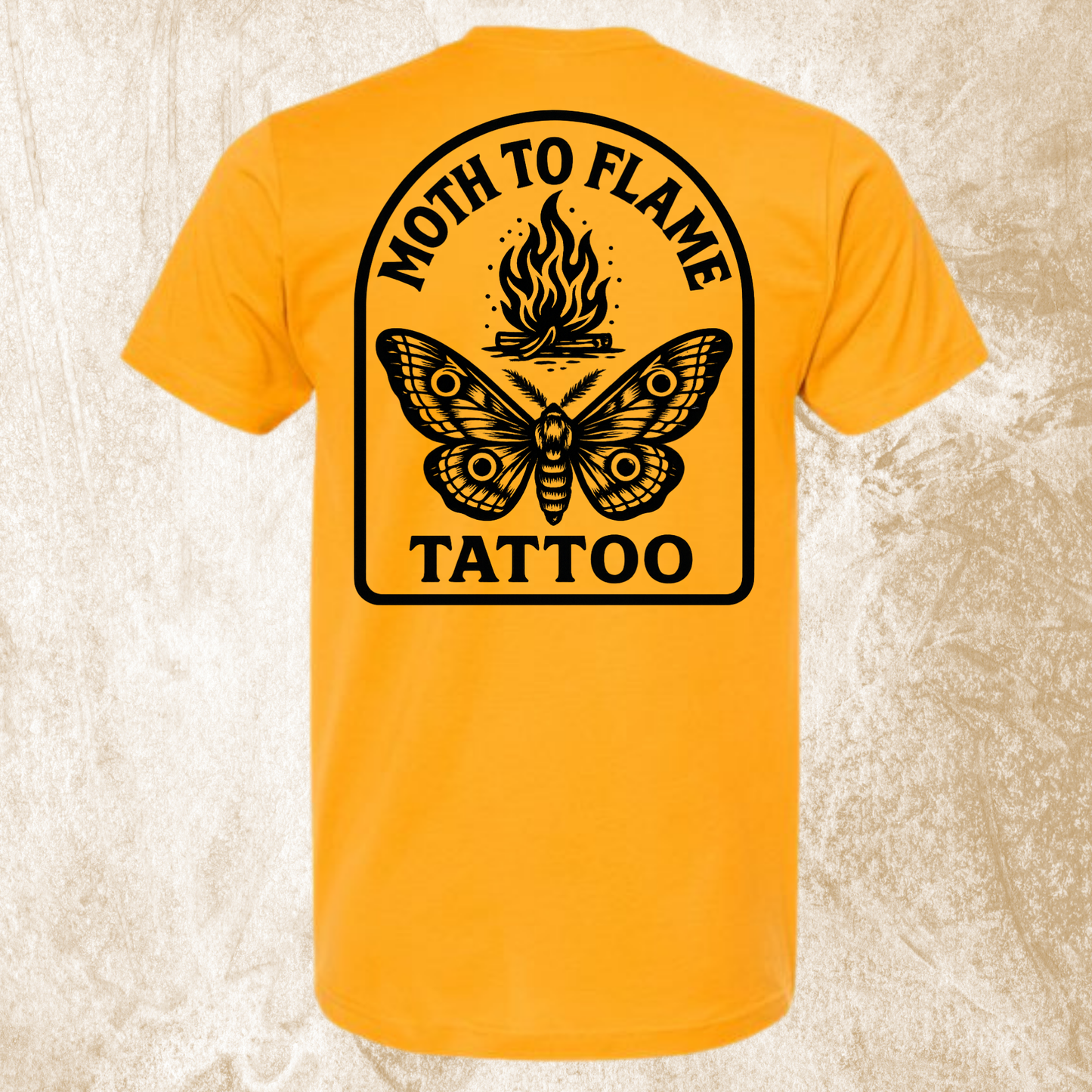 Moth To Flame Arch Logo Tee