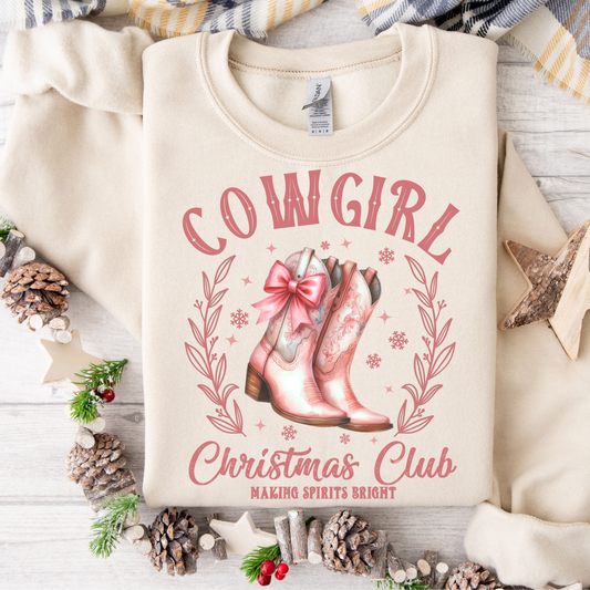 Cowgirl Christmas Club Sweatshirt