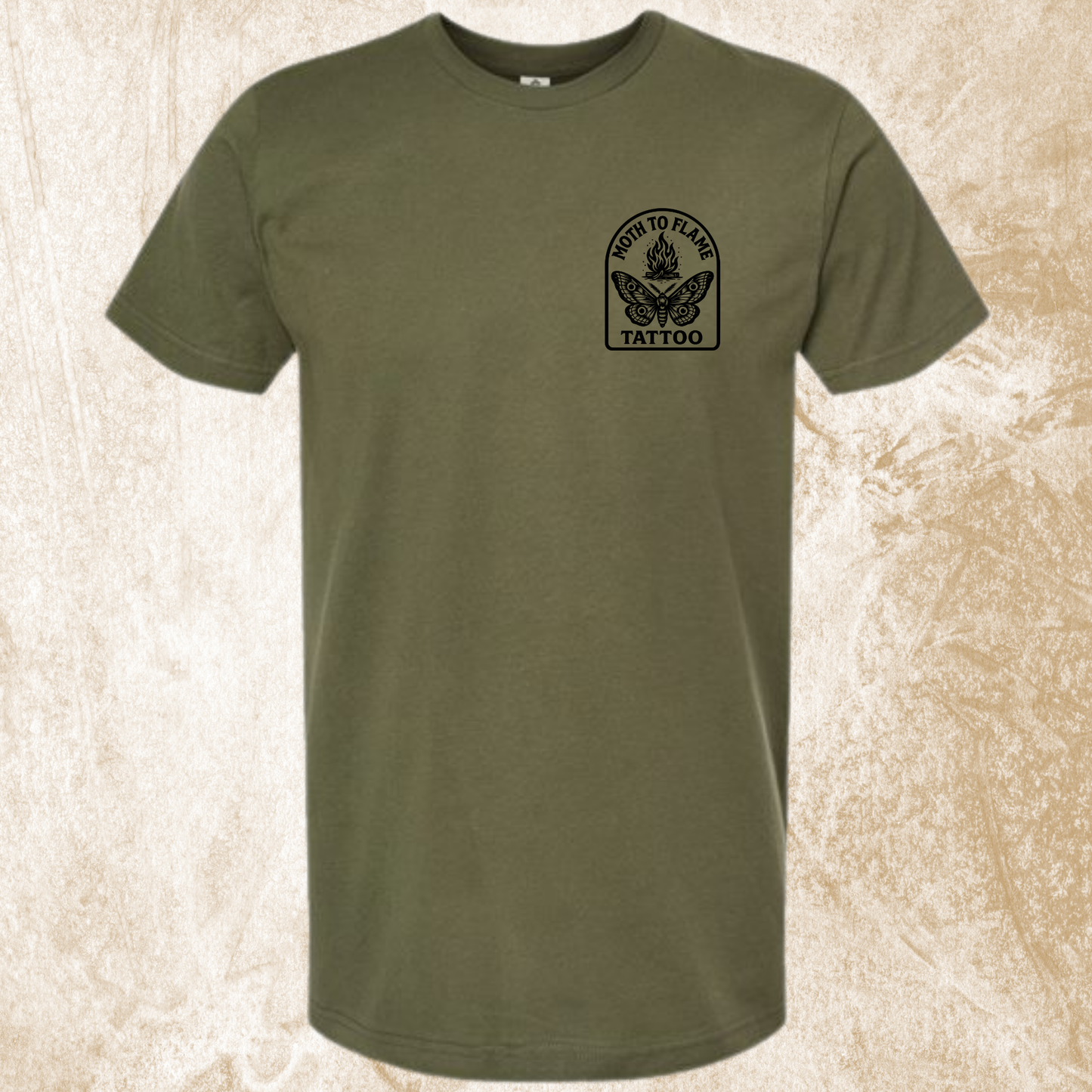 Moth To Flame Arch Logo Tee