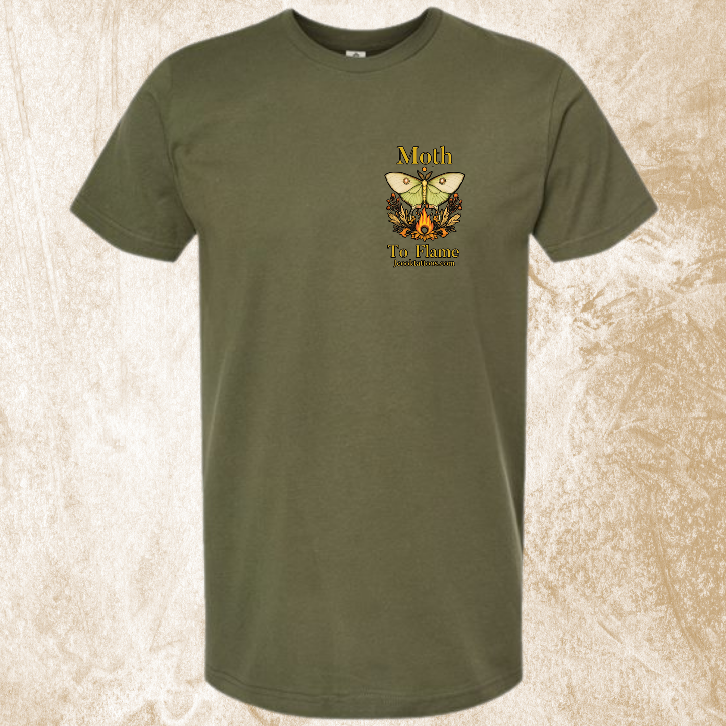 Moth To Flame Moth Logo Tee