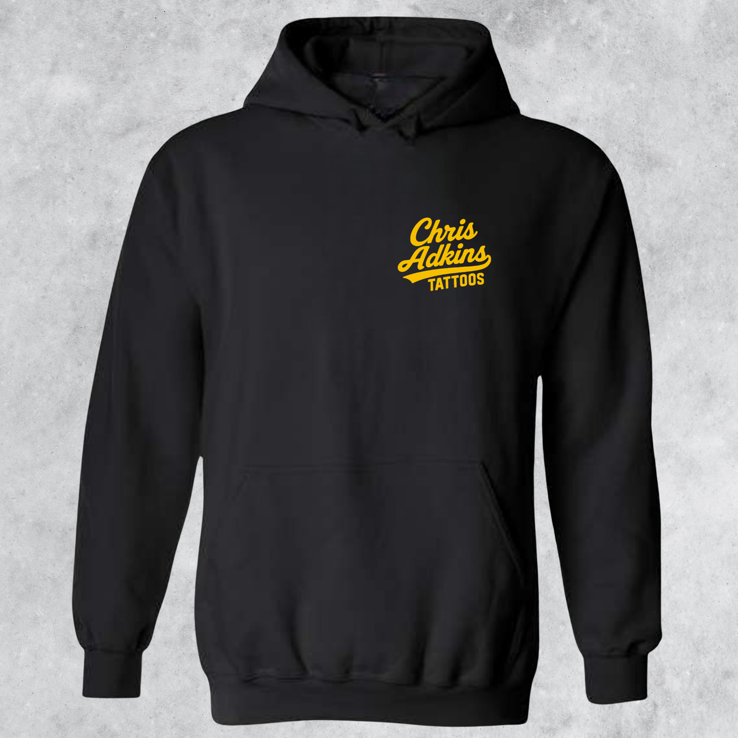 Chris Adkins Tattoos Baseball Logo Hoodie