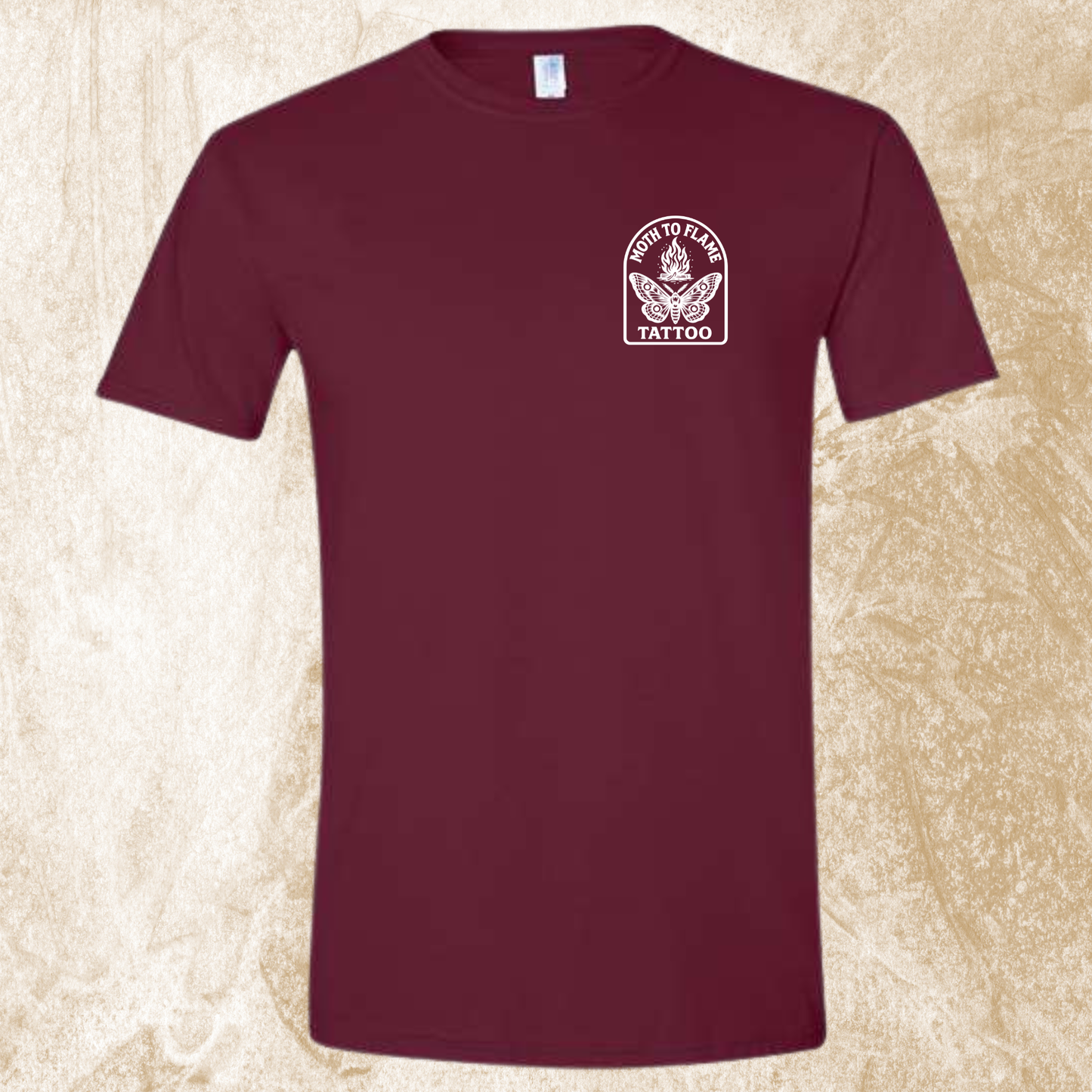 Moth To Flame Arch Logo Tee