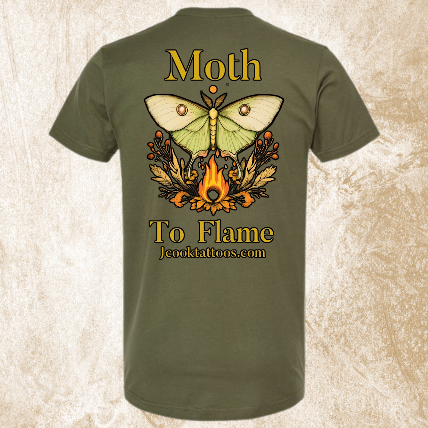 Moth To Flame Moth Logo Tee