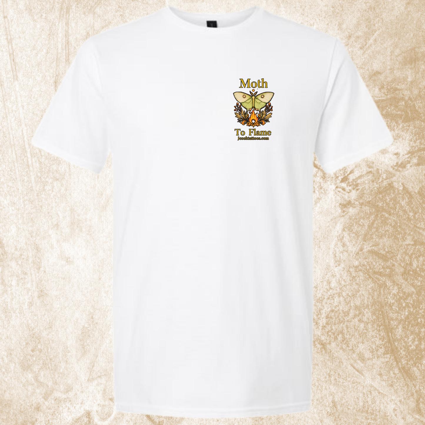 Moth To Flame Moth Logo Tee