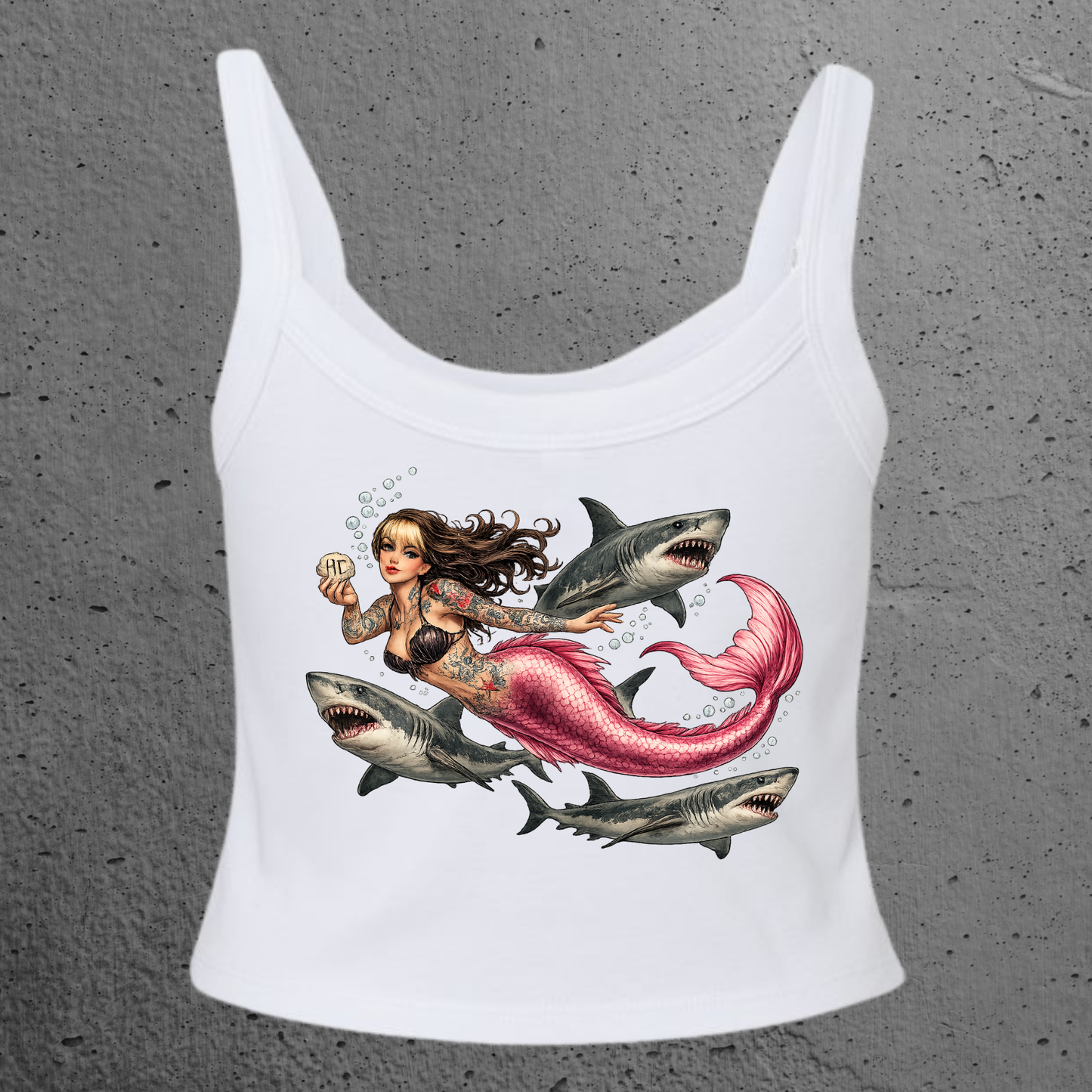 Cropped Mermaid Tank