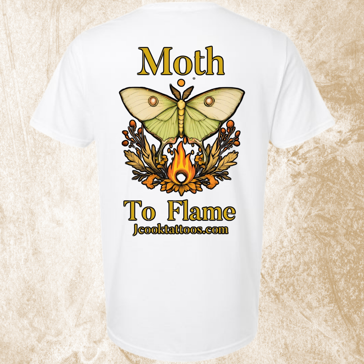 Moth To Flame Moth Logo Tee
