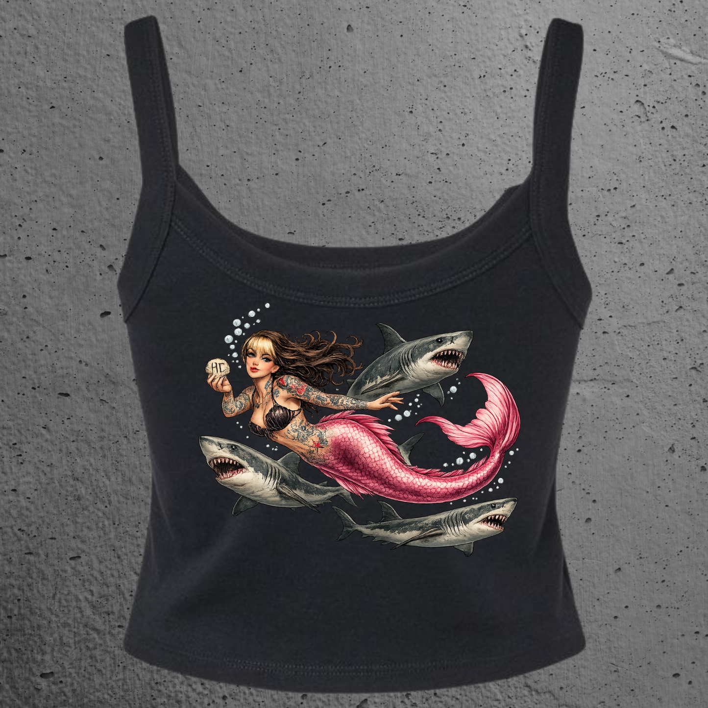 Cropped Mermaid Tank