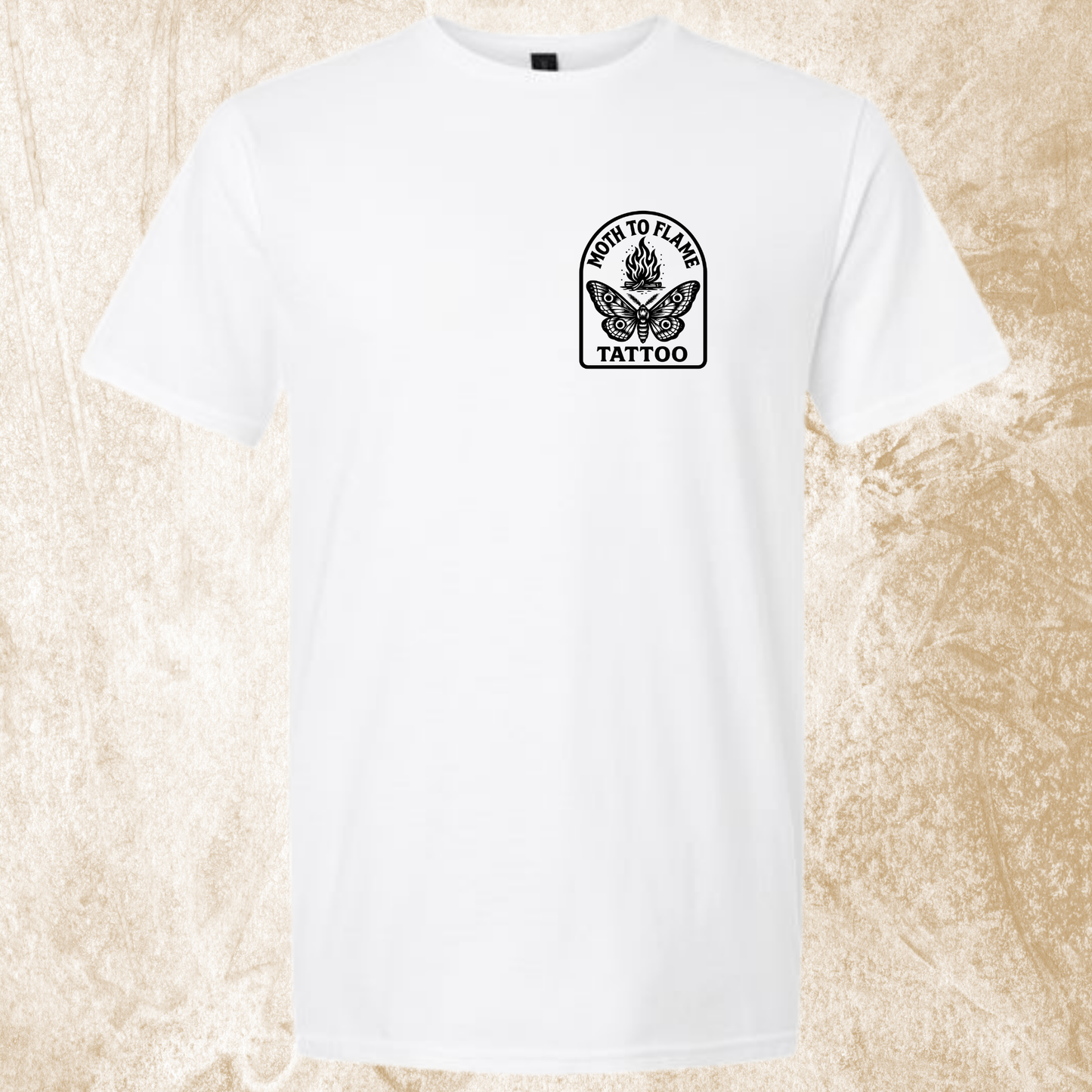 Moth To Flame Arch Logo Tee