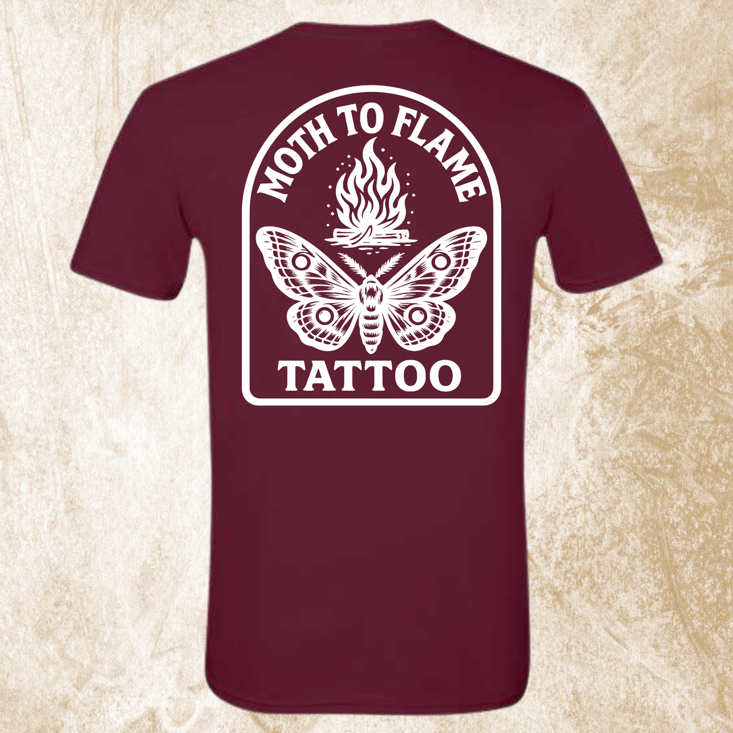 Moth To Flame Arch Logo Tee