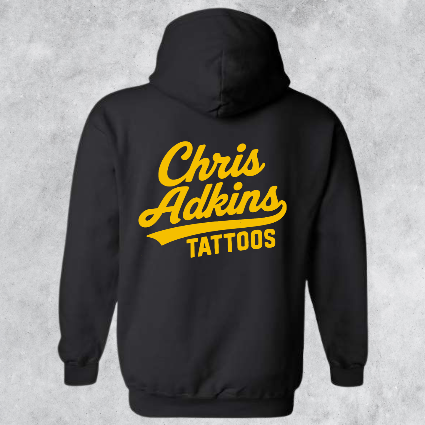 Chris Adkins Tattoos Baseball Logo Hoodie
