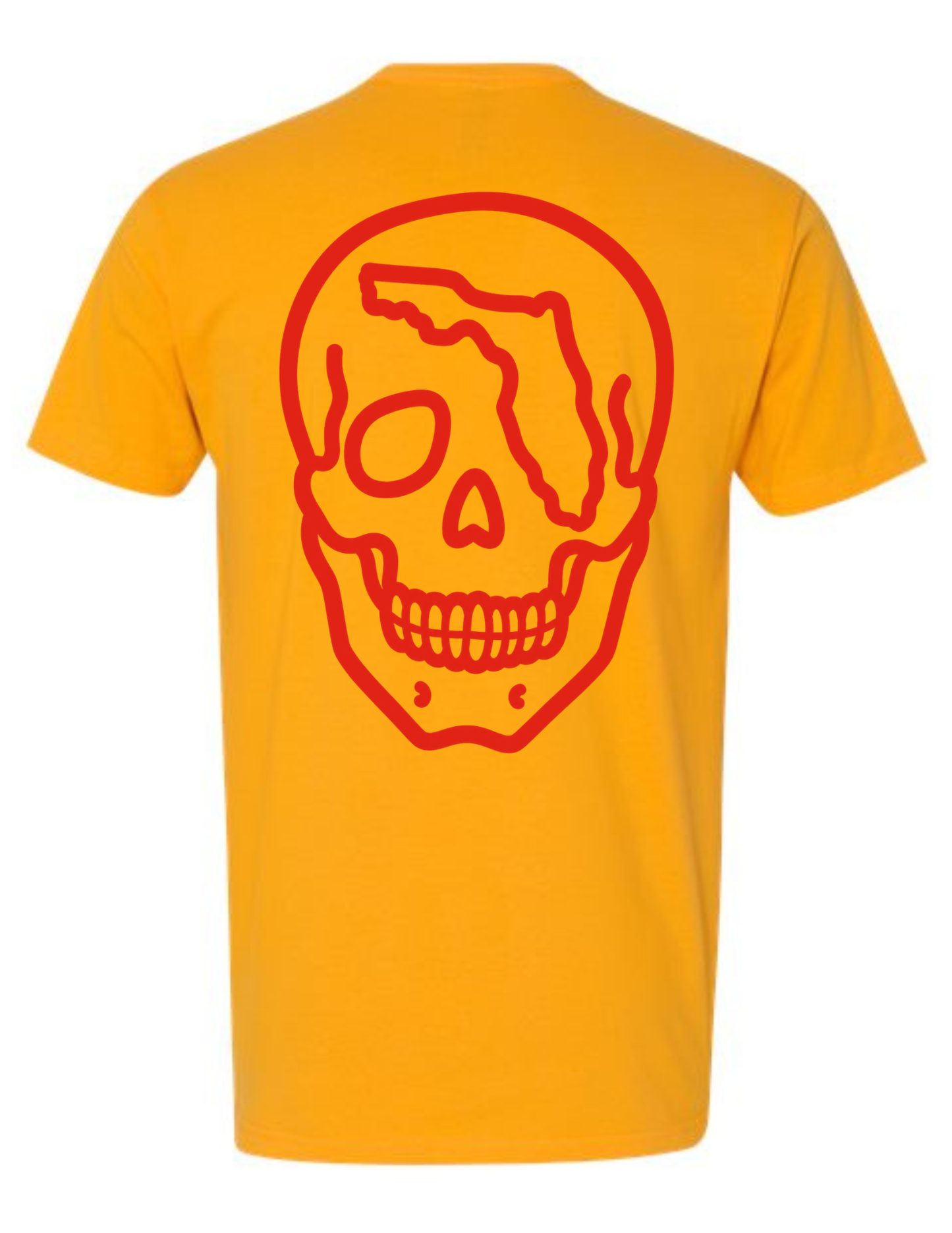 Florida Skull Outlined T-Shirt