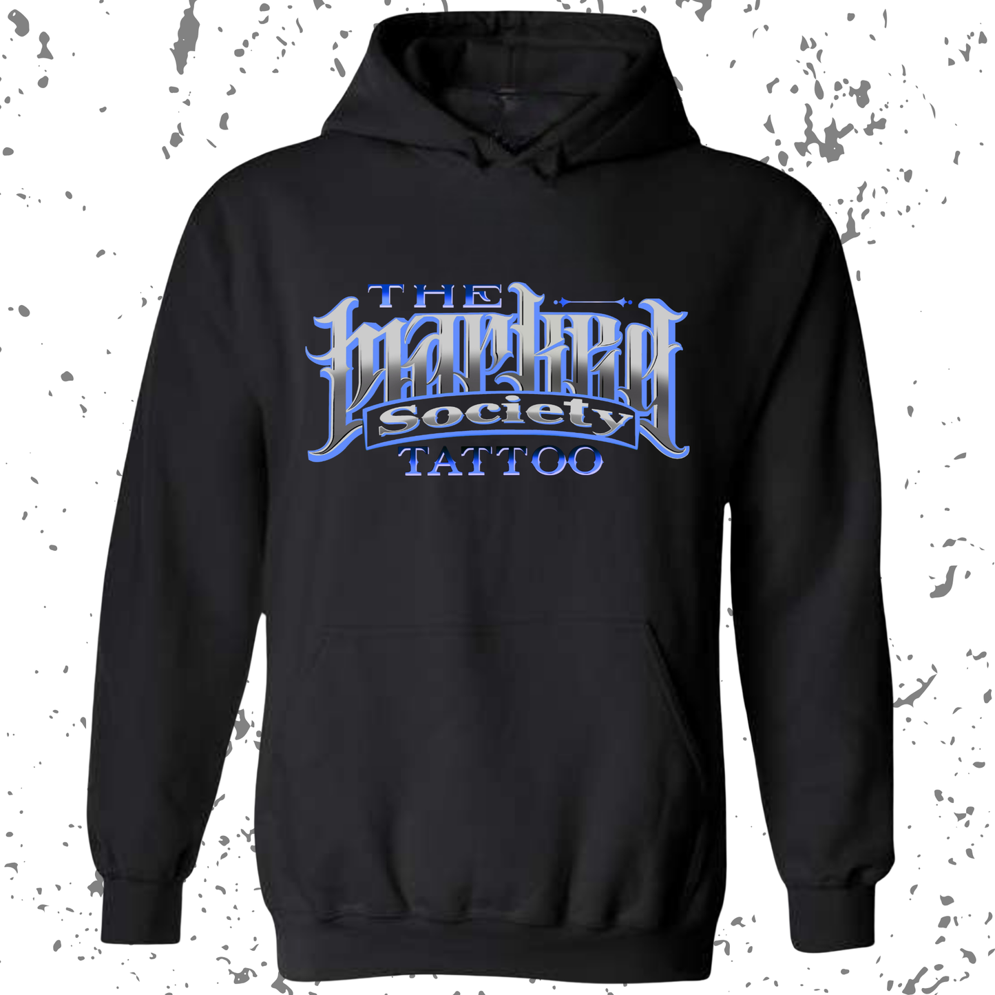Marked Society Blue Logo Hoodie