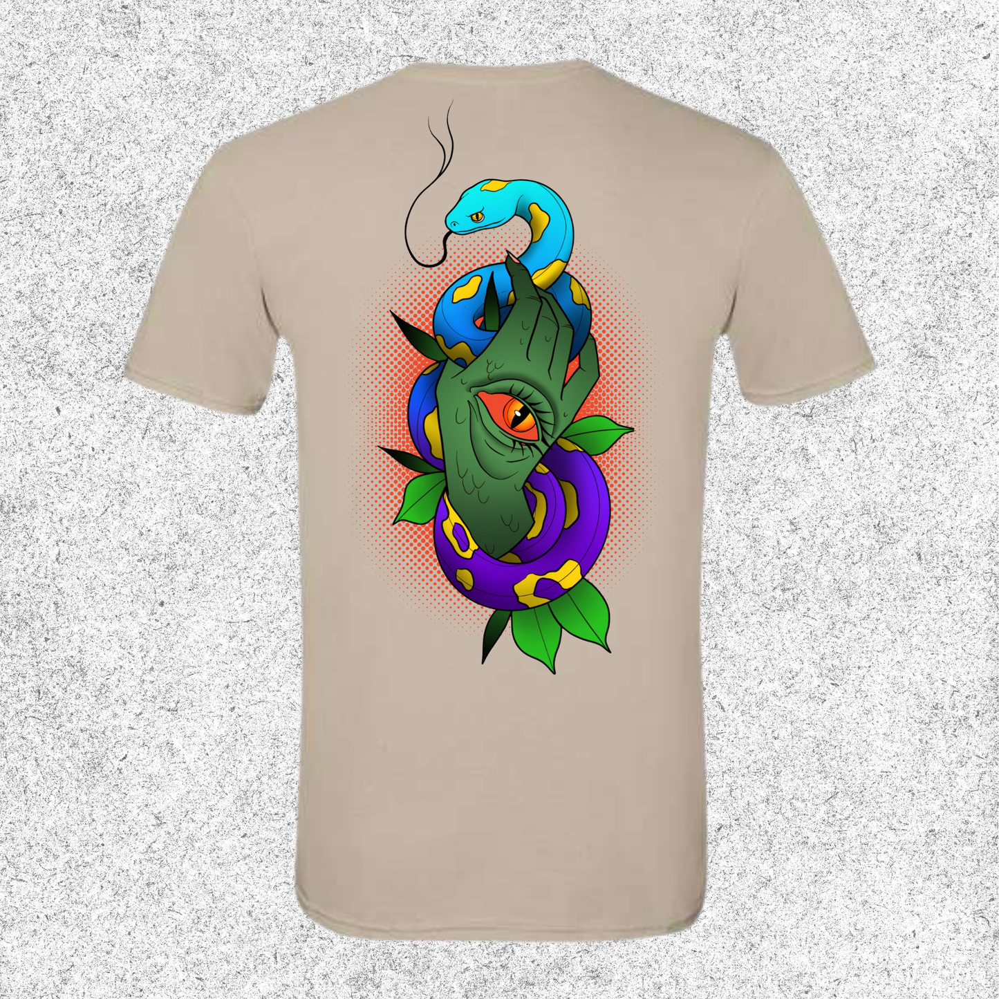 JelllySquid Snake Hands Tee