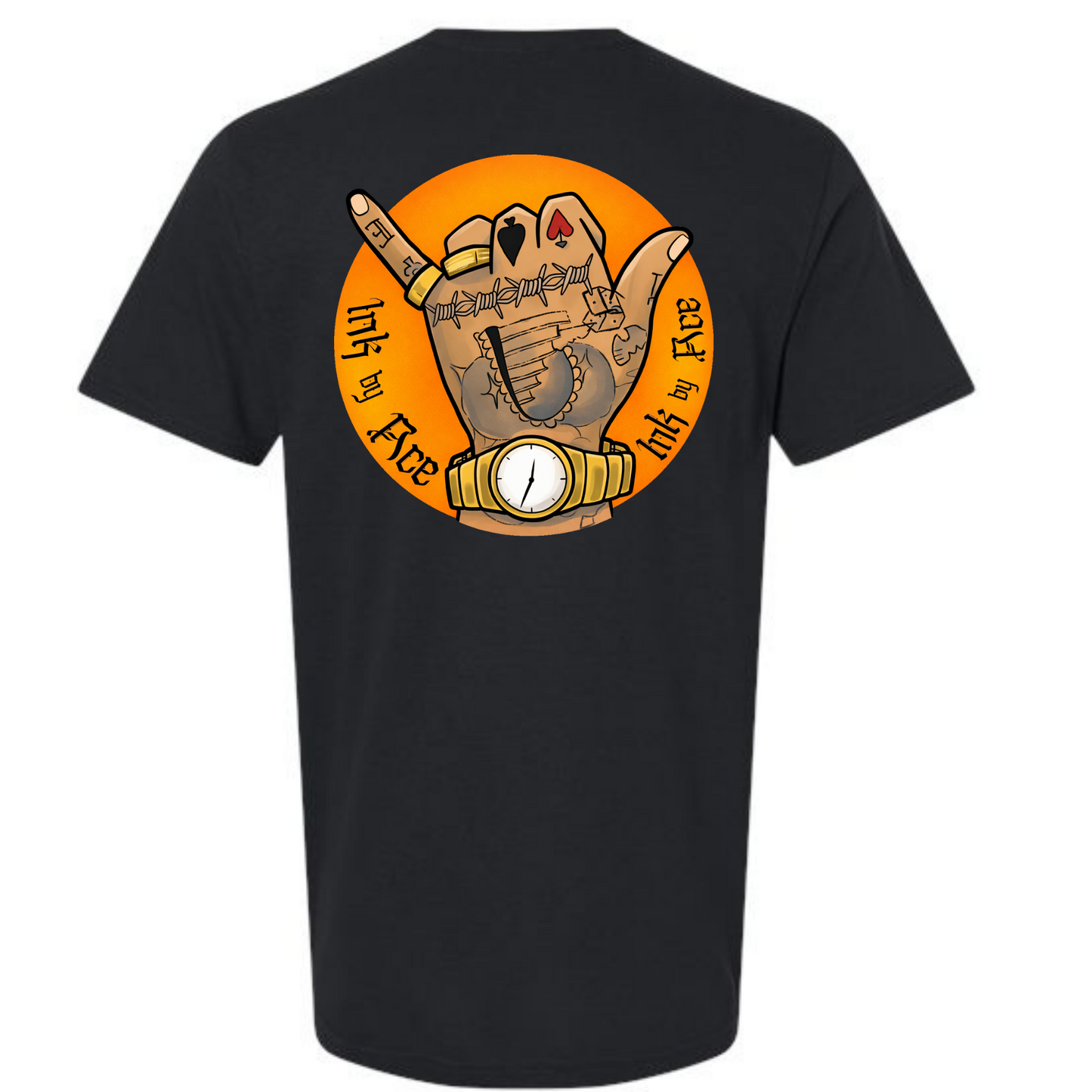Ink By Ace Graphic Tee Black