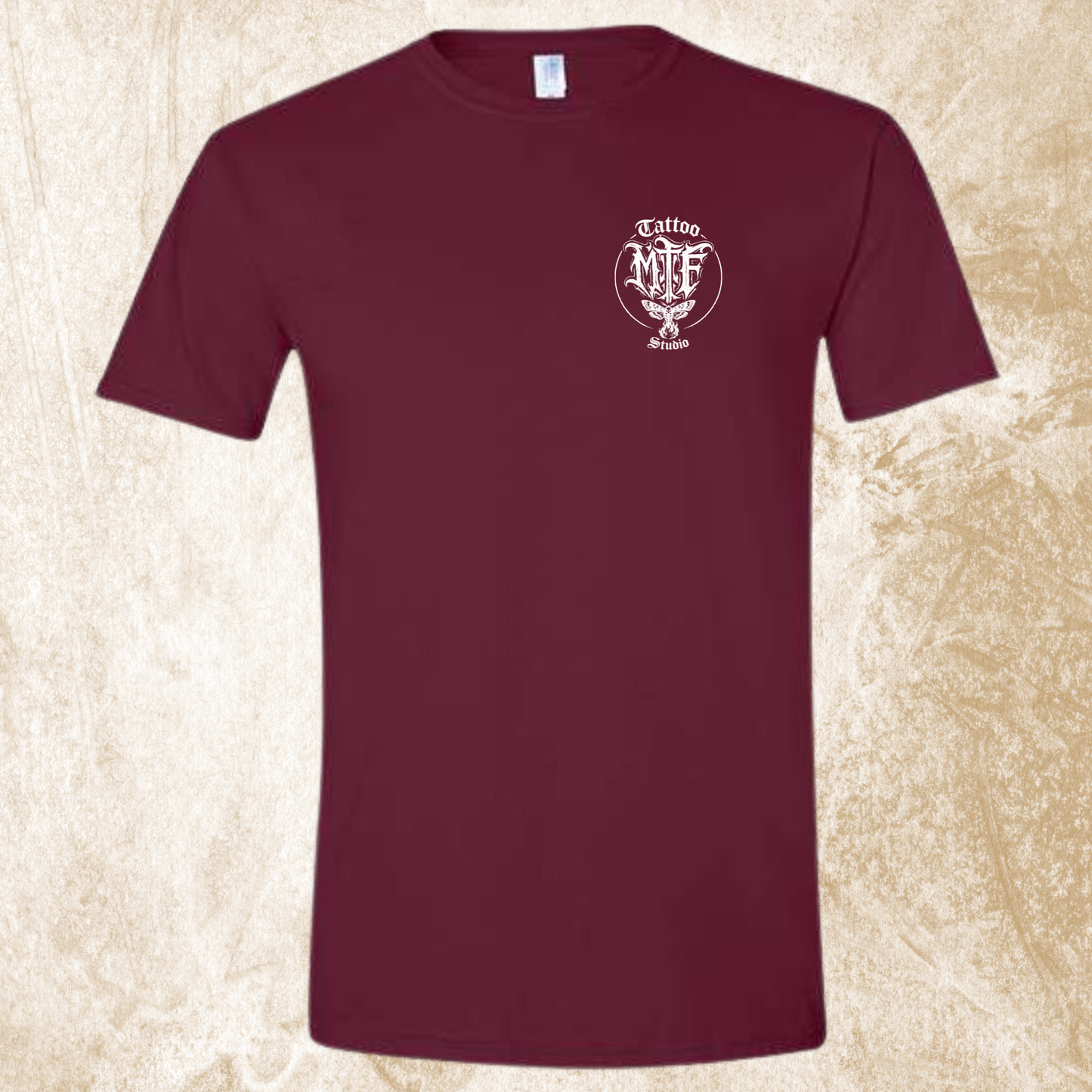 Moth To Flame Circle MTF Logo Tee