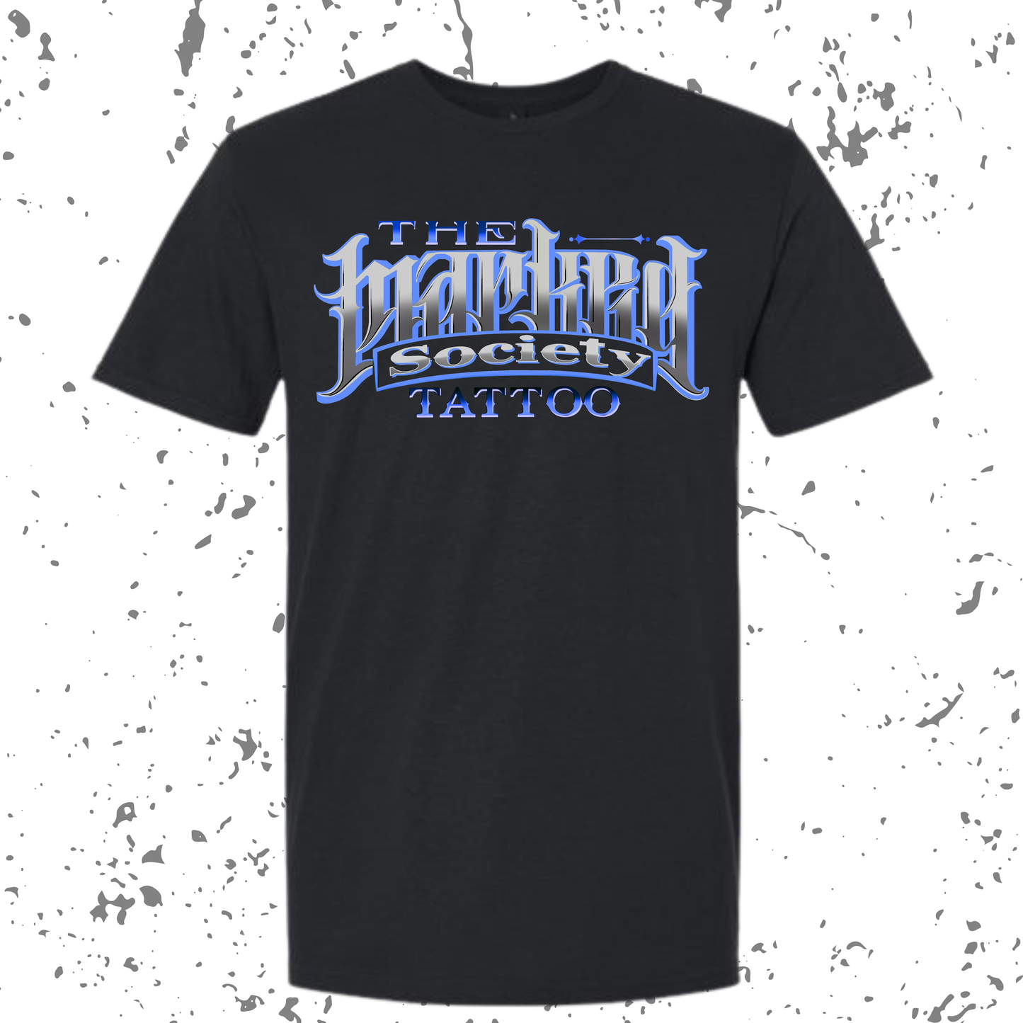 Marked Society Blue Logo Tee