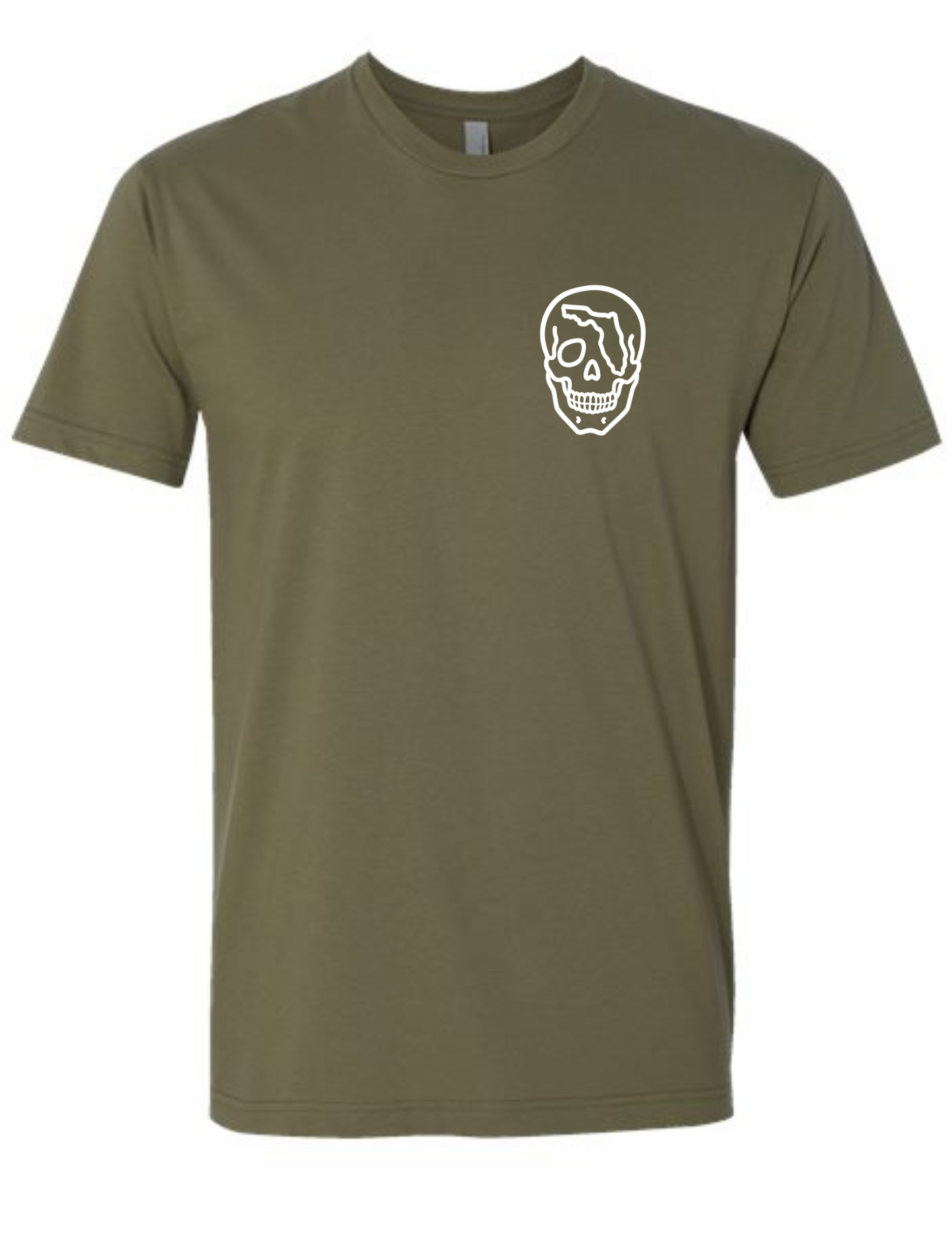 Florida Skull Outlined T-Shirt