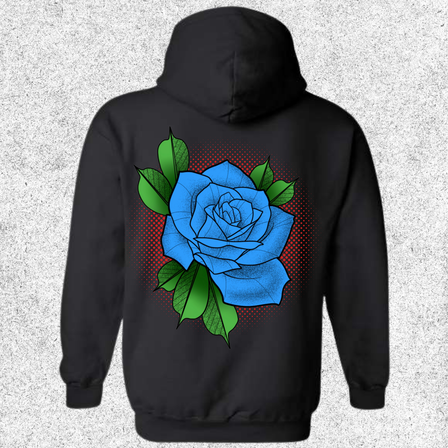 JelllySquid Blue Rose Hoodie