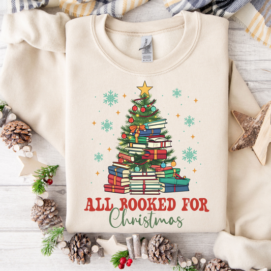 All Booked For Christmas Sweatshirt