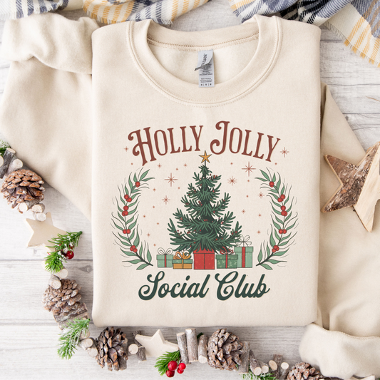 Vintage Style Holly Jolly Sweatshirt