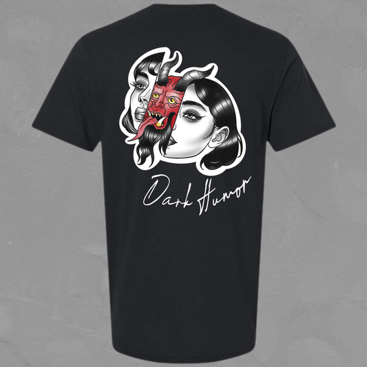 BowersInked Dark Humor Split Face Tee