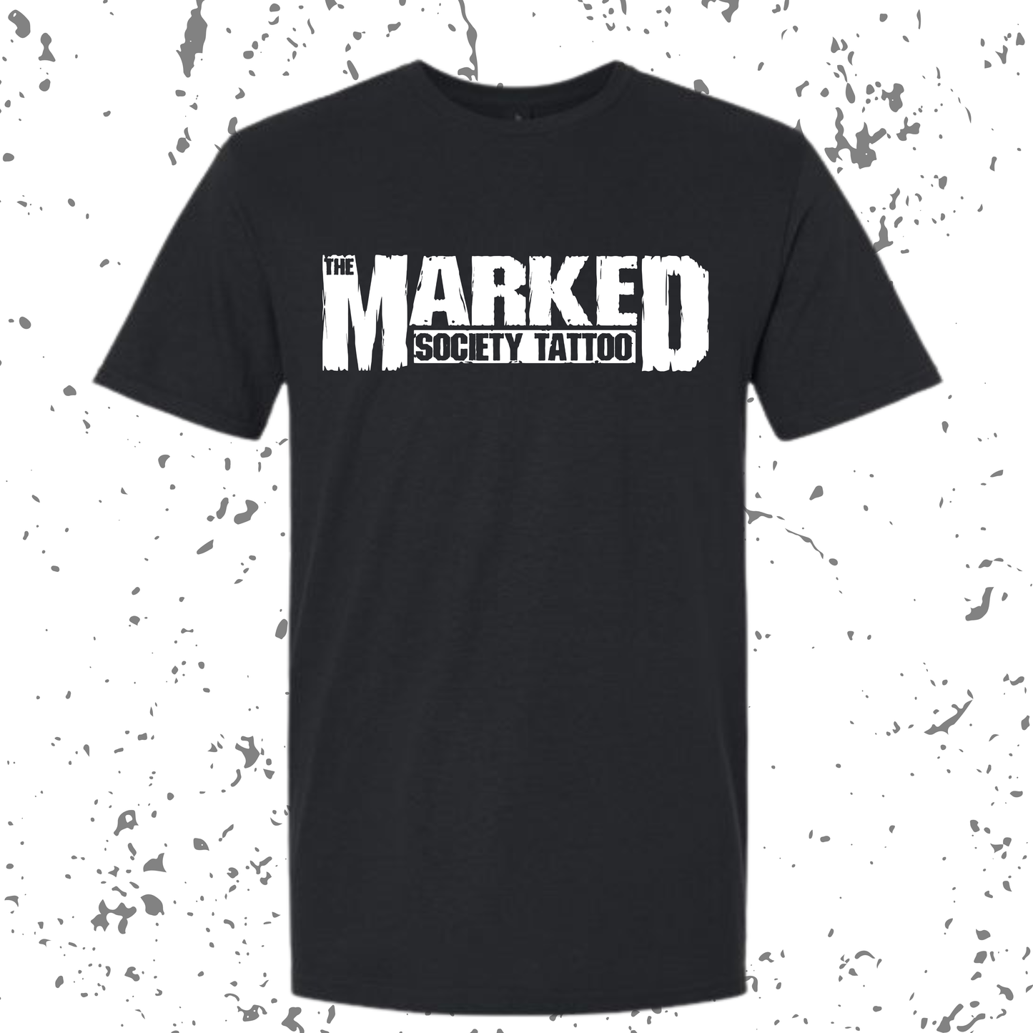 Marked Society Brushed Logo Tee