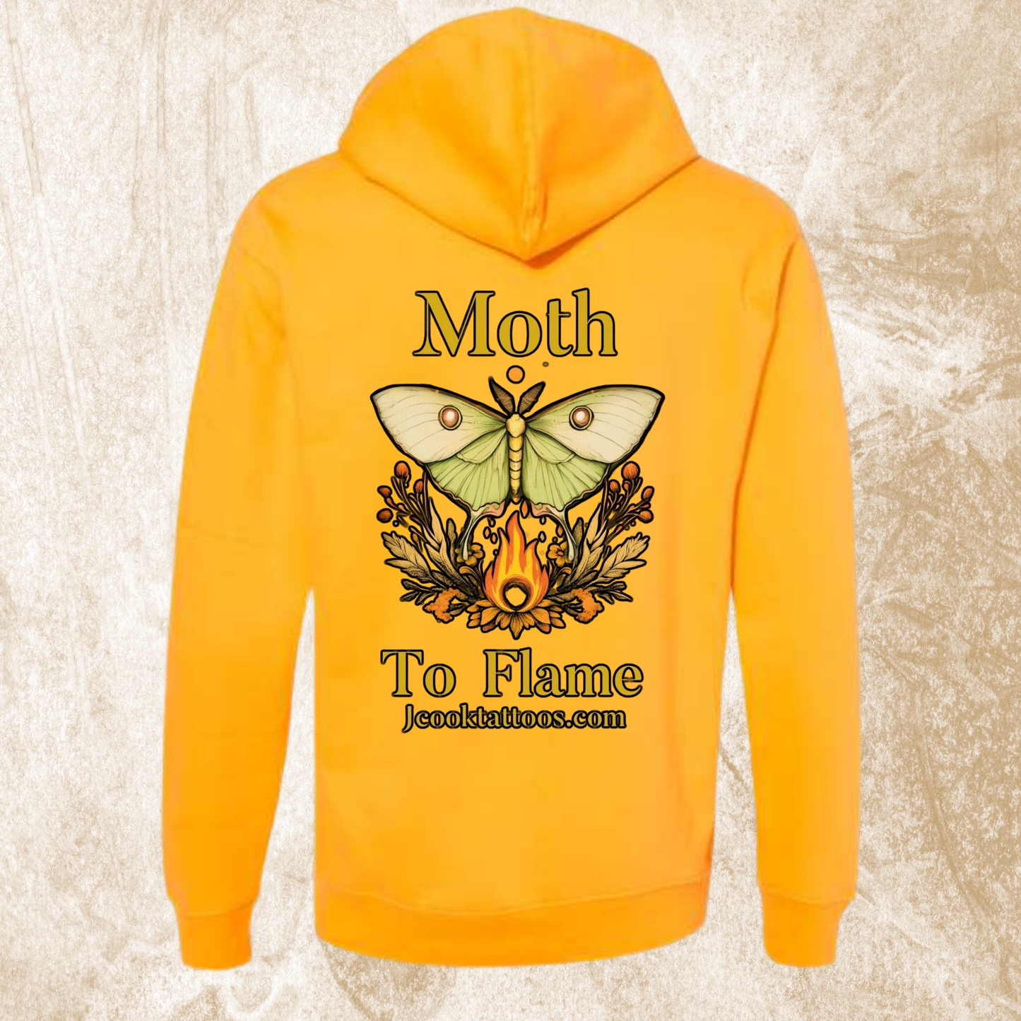 Moth To Flame Moth Logo Hoodie