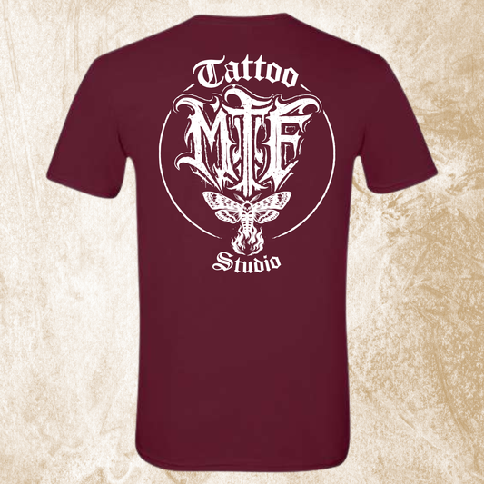 Moth To Flame Circle MTF Logo Tee