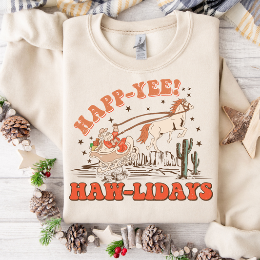Happ-Yee Haw-lidays Sweatshirt