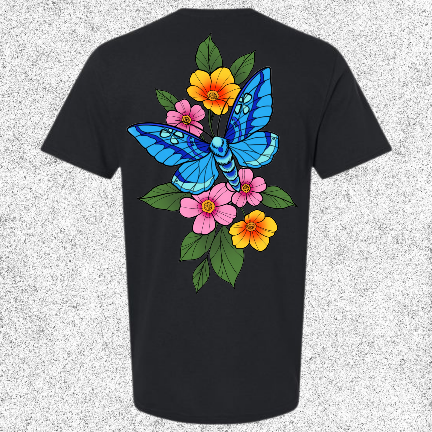 JelllySquid Blue Butterfly Tee