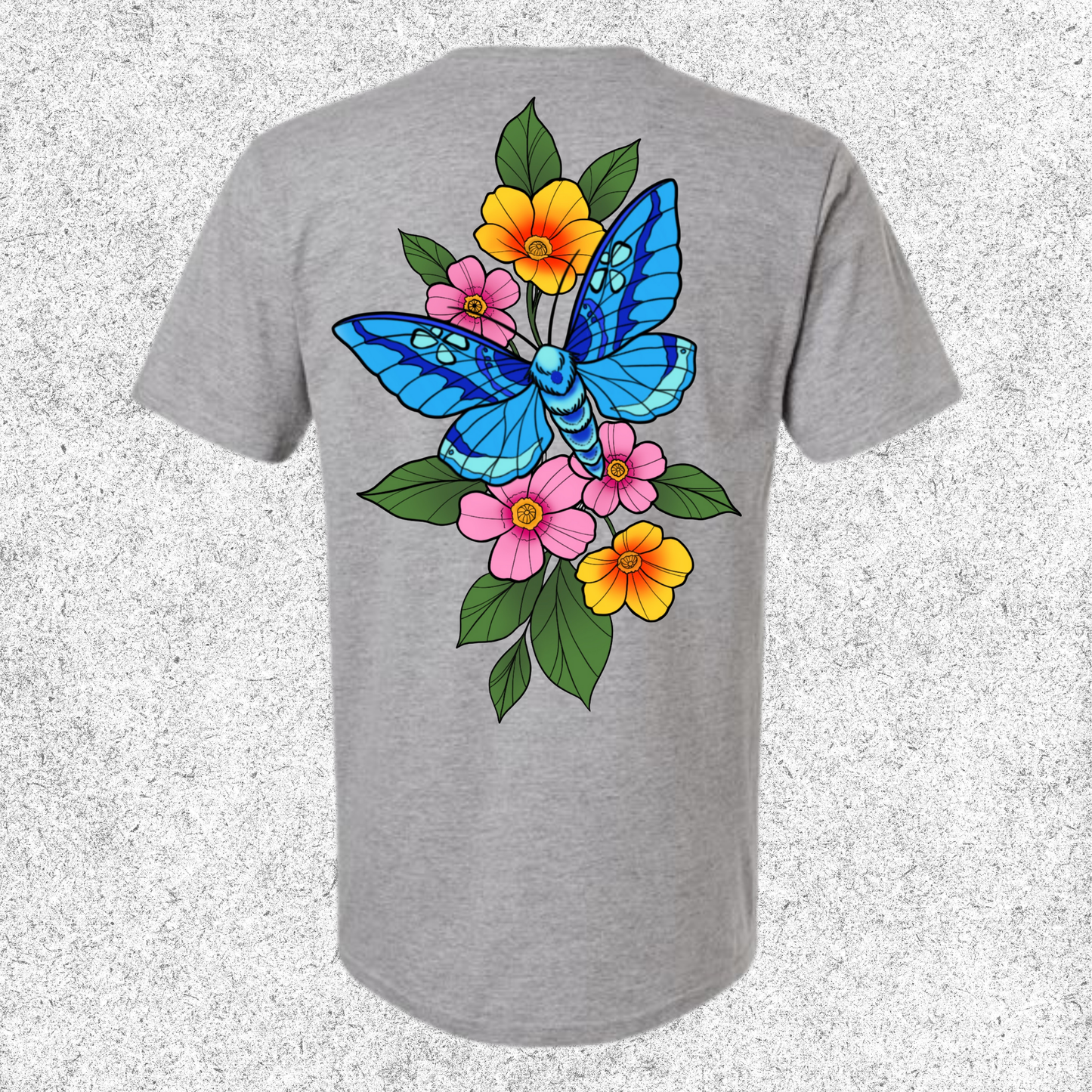 JelllySquid Blue Butterfly Tee