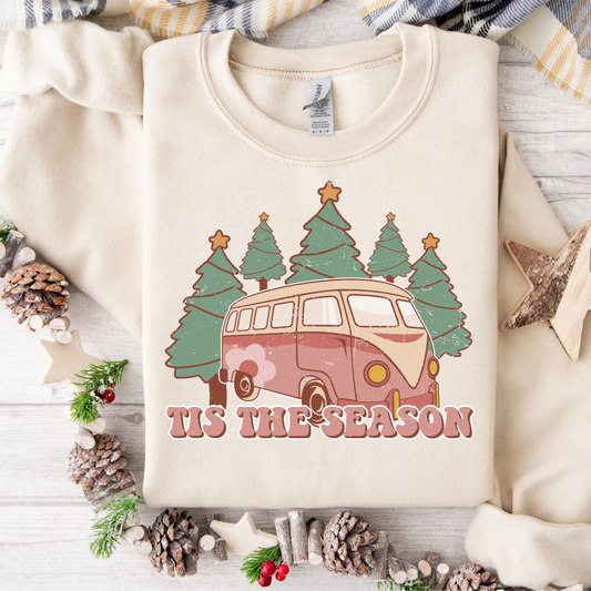 Tis The Season Hippie Van Sweatshirt