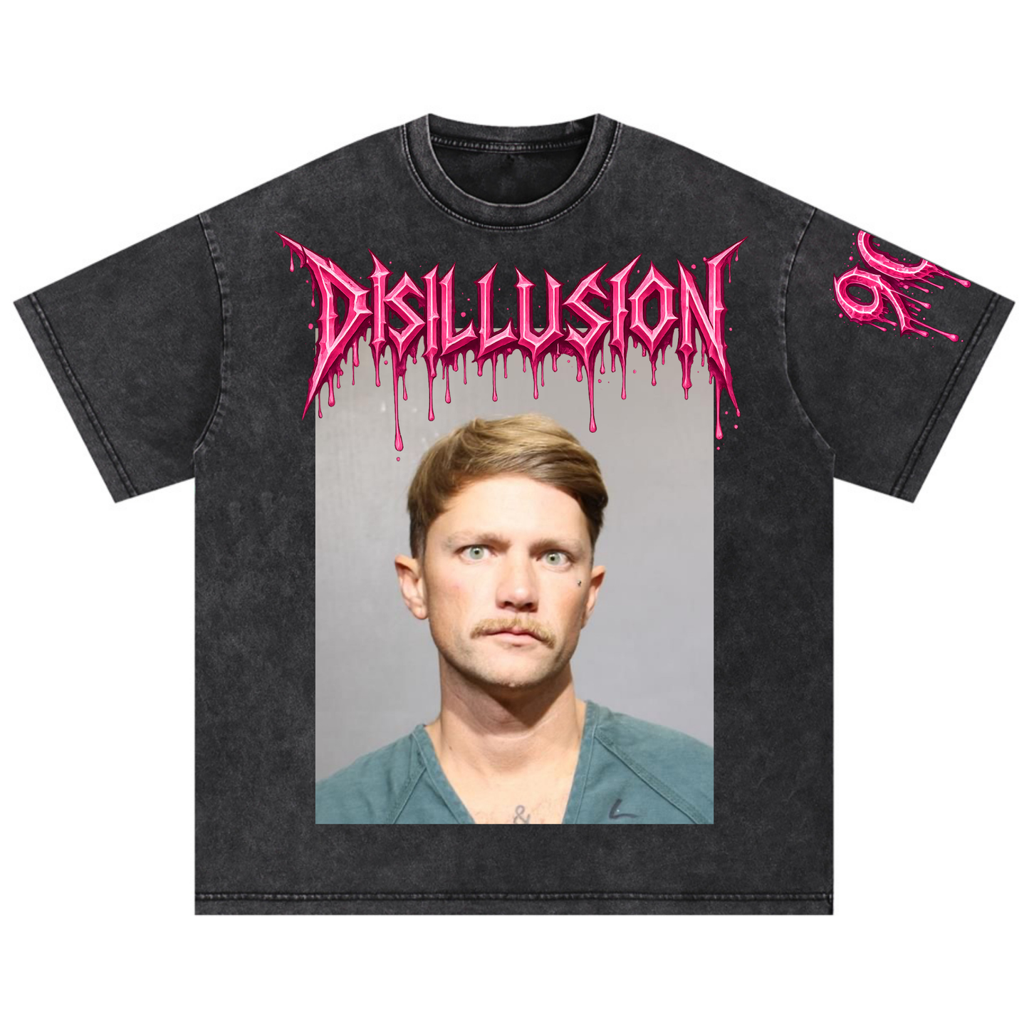 Snow Washed Disillusion Mugshot Tee