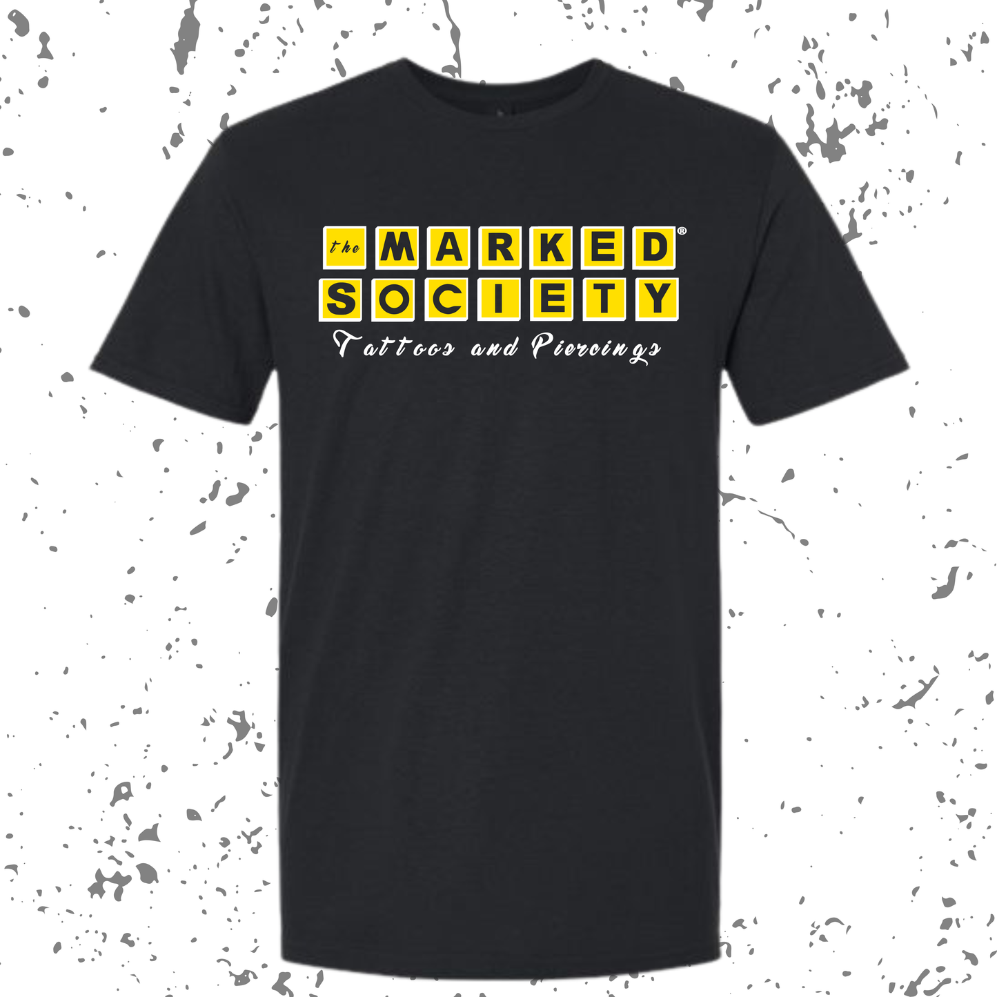 Marked Society Yes My Tattoos Hurt Logo Tee
