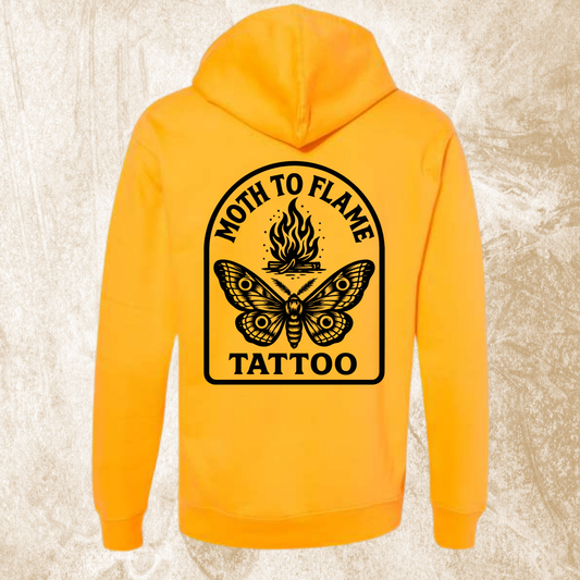 Moth To Flame Arch Logo Hoodie