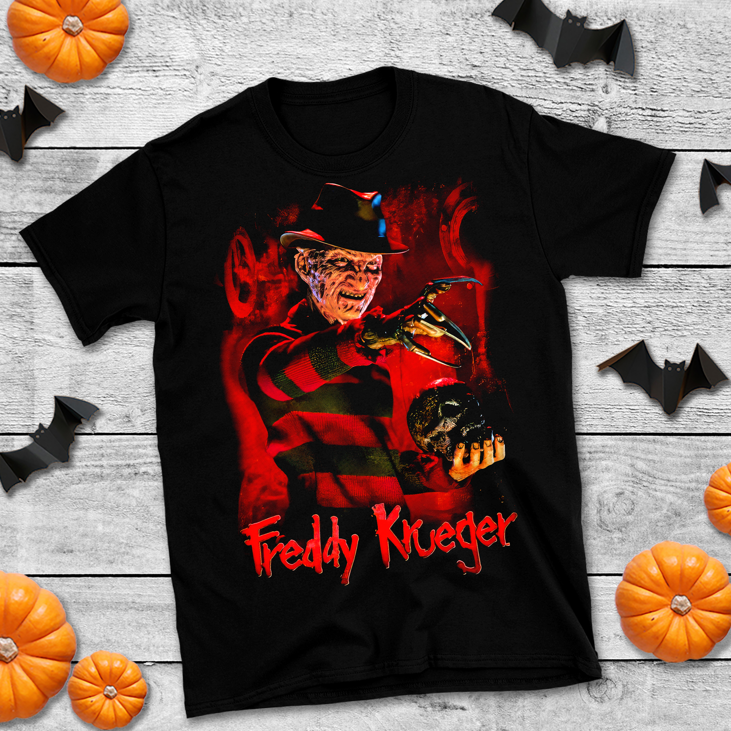 Freddy Krueger Red Flame Tee