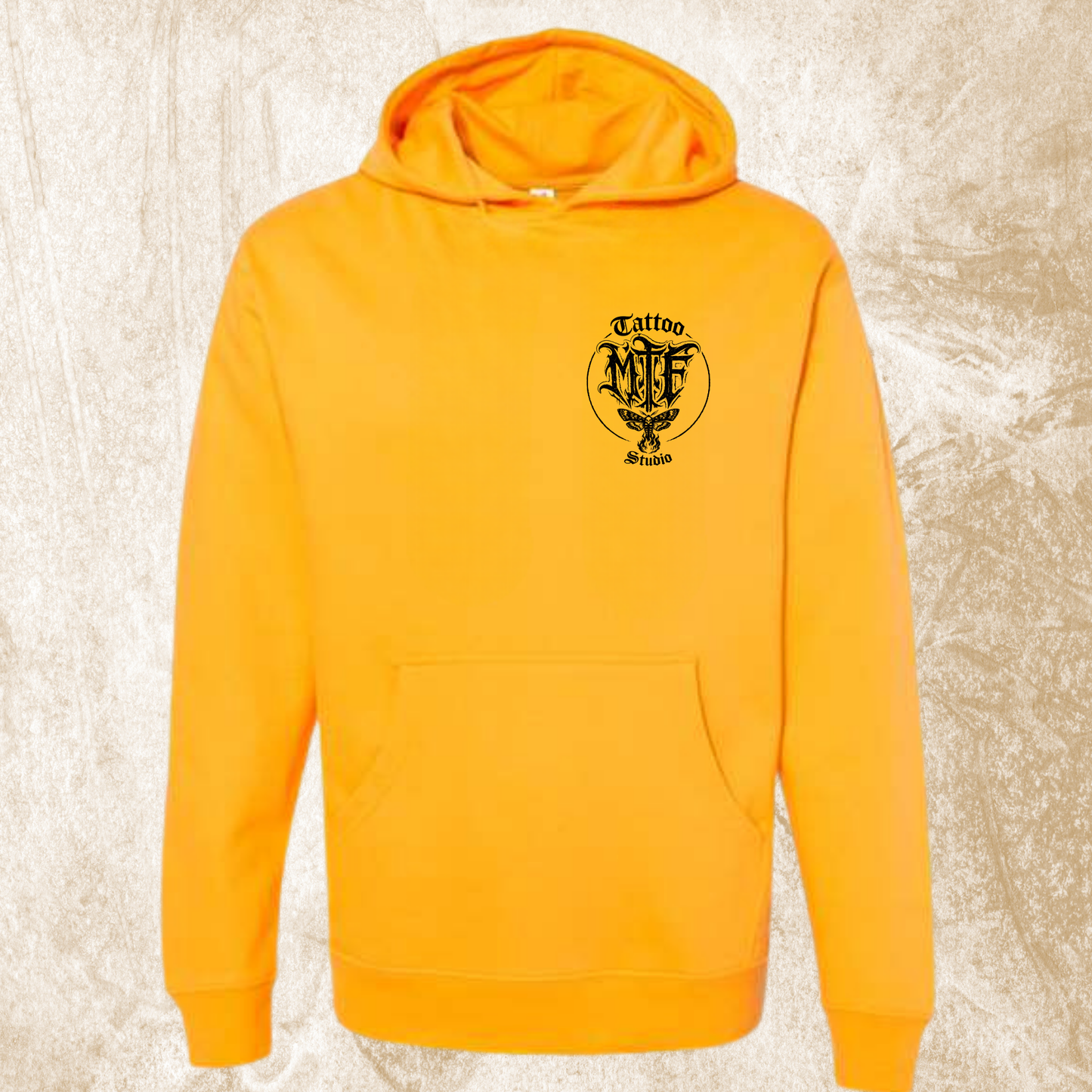 Moth To Flame Circle MTF Logo Hoodie